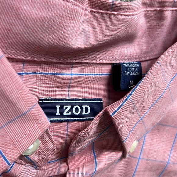 Izod Men’s Long Sleeve Dress Shirt Size Medium - Picture 2 of 7